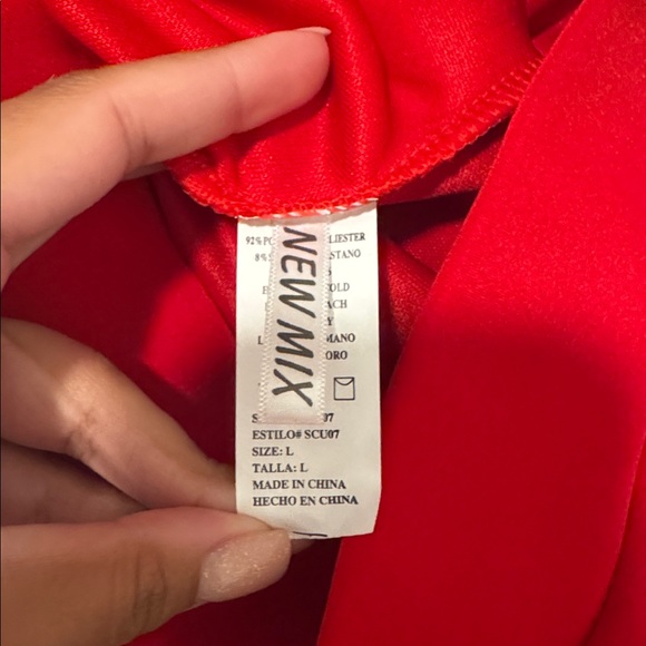 New Mix Vibrant Red Skater Skirt - Picture 3 of 3